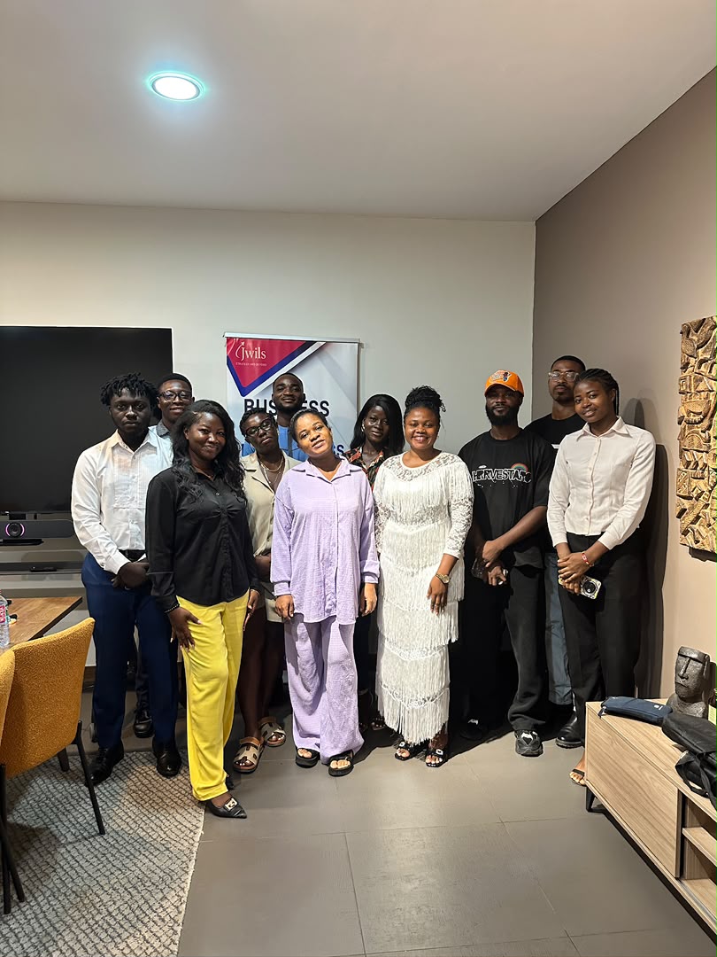 Judith Wilson with some students